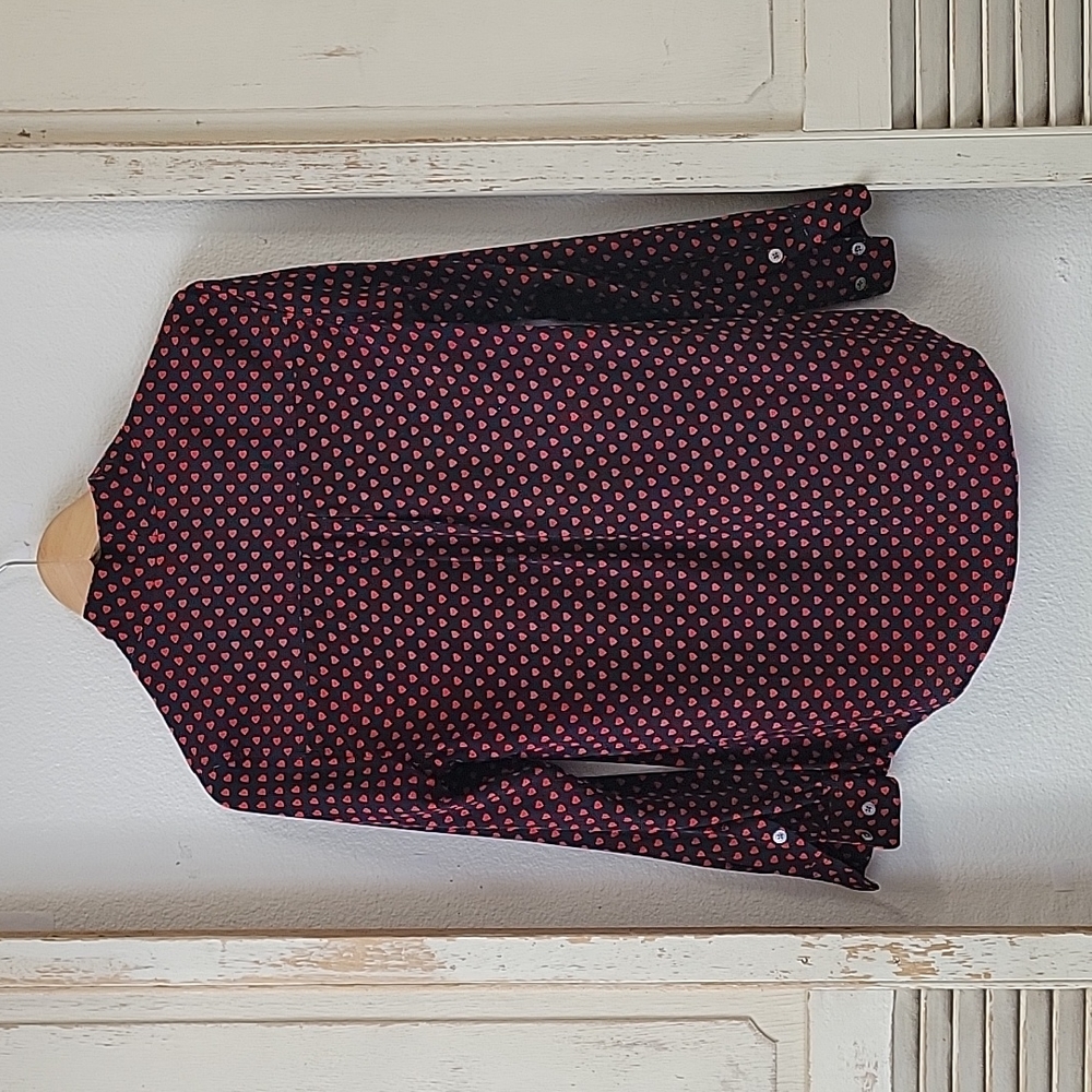 Kate Moss for Equipment collarless slim fit silk blouse size small - Picture 8 of 13